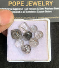 Natural Black Rutile Gemstone Smooth Mix Shape Cabochon High Quality Loose Gemstones For Jewelry Making 7-13 MM Size 8 Pcs V5080