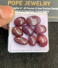Natural Ruby Gemstone Smooth Fancy Shape High Quality Cabochons Loose Gemstone For Jewelry Making 11-15 MM Size 8 Pcs V5083