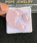 Natural Rose Quartz Gemstone Smooth Moon Shape Cabochon High Quality Loose Gemstones For Jewelry Making 13-29 MM Size 3 Pcs V5086