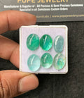 Natural Beryl Gemstone Smooth Oval Shape Cabochon High Quality Loose Gemstones For Jewelry Making 13-14 MM Size 6 Pcs V3025