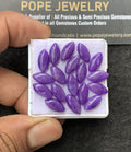 Charoite Quartz Gemstone Smooth Marquise Shape Cabochon High Quality Loose Gemstones For Jewelry Making 12x6 MM Size 18 Pcs V3062