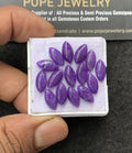 Charoite Quartz Gemstone Smooth Marquise Shape Cabochon High Quality Loose Gemstones For Jewelry Making 11-12 MM Size 17 Pcs V3063