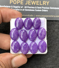 Charoite Quartz Gemstone Smooth Oval Shape Cabochon High Quality Loose Gemstones For Jewelry Making 14x10 MM Size 11 Pcs V3075