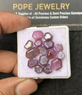 Natural Silky Sapphire Gemstone Step Cut Mix Shape Cabochon High Quality Loose Gemstones For Jewelry Making 6-12 MM Size 15 Pcs V3082