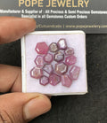 Natural Silky Sapphire Gemstone Step Cut Mix Shape Cabochon High Quality Loose Gemstones For Jewelry Making 6-10 MM Size 15 Pcs V3087