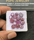 Natural Silky Sapphire Gemstone Step Cut Mix Shape Cabochon High Quality Loose Gemstones For Jewelry Making 7-10 MM Size 15 Pcs V3092