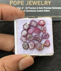Natural Silky Sapphire Gemstone Step Cut Mix Shape Cabochon High Quality Loose Gemstones For Jewelry Making 6-10 MM Size 15 Pcs V3095
