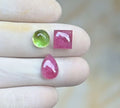 Natural Tourmaline Gemstone Smooth Mix Cabochon High Quality Loose Gemstone For Jewelry Making Wholesalegems 8-12 MM Size 3 Pcs SM25508