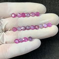 Natural Silky Sapphire Faceted Cut Round Shape High Quality Loos Gemstone For Jewelry Making 5 MM Size 19 Pcs SM23818