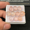 Natural Morganite Gemstone Smooth Mix Shape 10-12 MM 10 Pcs Morganite High Quality Gemstone Jewelry Supply SM23400