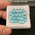 Natural Apatite Gemstone Smooth Oval Shape 7-8 MM 20 Pcs Apatite Cabochon High Quality Gemstone Jewelry Supply SM23401