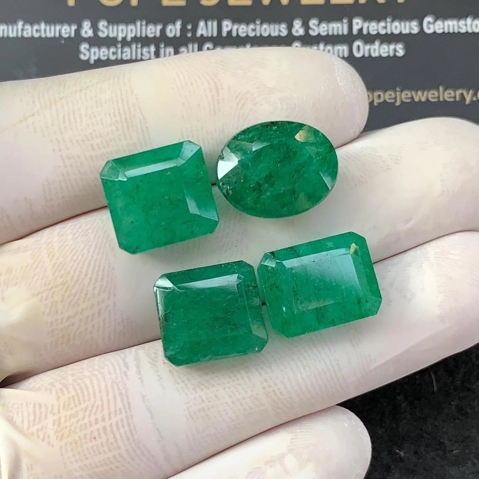 Natural Beryl Gemstone Beryl Faceted Cut Mix Shape Gemstones High Quality Stones 12-15 MM 4 Pcs Jewelry Supply SM23418