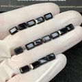 Black Spinel Gemstone Natural Black Spinel Faceted Cut Rectangle Shape Gemstone 7x5 MM 16 Pcs High Quality Wholesalegems SM23425