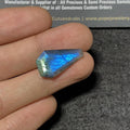 Labradorite Gemstone Natural Labradorite Faceted Cut Coffin Shape Gemstone 22x13x7 MM 1 Pieces High Quality Wholesale gems SM23442