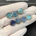 Labradorite Gemstone Natural Labradorite Faceted Cut Round Shape Gemstone 10 MM 7 Pieces High Quality Wholesale gems SM23479