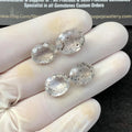 Natural Super Seven Gemstone Super Seven Faceted Cut Oval Shape High Quality Gemstone 12-14 MM Size 4 Pc-Jewelry Supply SM23494