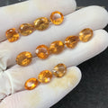 Natural Citrine Gemstone Citrine Faceted Cut Mix Shape Gemstones High Quality Stones 7-10 MM 12 Pcs Jewelry Supply SM23510
