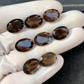Natural Smoky Quartz Gemstone Faceted Cut Oval Shape 14x10 MM 8 Pcs Smoky Quartz High Quality Gemstone Jewelry Supply SM23587