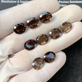 Natural Smoky Quartz Gemstone Faceted Cut Oval Shape 10x8 MM 9 Pcs Smoky Quartz High Quality Gemstone Jewelry Supply SM23589