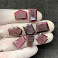 Natural Ruby Step Cut Fancy Shape High Quality Cabochons Loose Gemstone For Jewelry Making 14-18 MM Size 8 Pcs SM23822