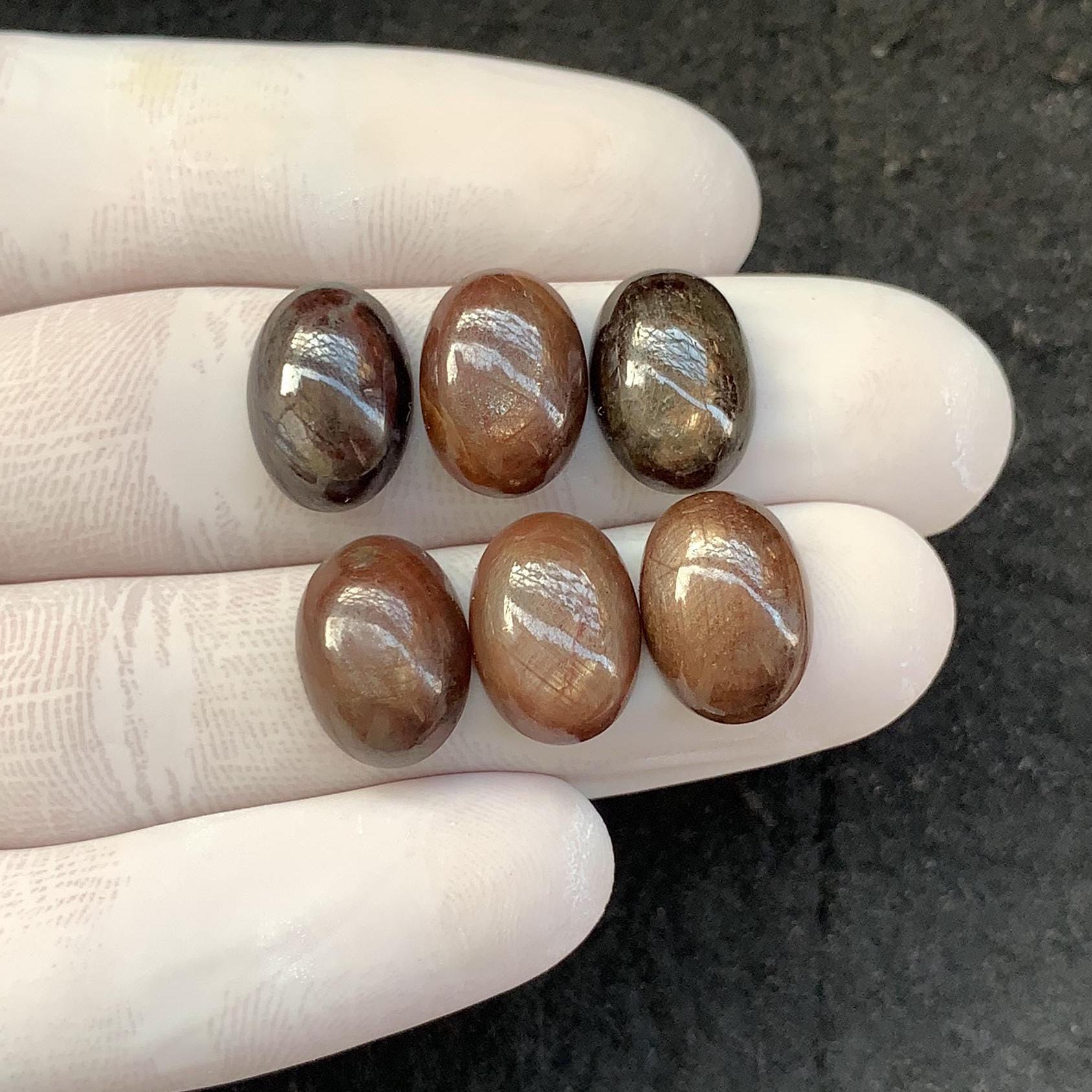 Natural Golden Sapphire Smooth Oval Shape High Quality Cabochons Loos Gemstone For Jewelry Making 14x10 MM Size 6 Pcs SM23828