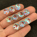Rainbow Quartz Gemstone Rainbow Quartz Step Cut Hexagon Shape Gemstone 10 MM 10 Pieces Cabochon High Quality Wholesale gems SM24035