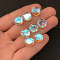 Rainbow Quartz Gemstone Rainbow Quartz Faceted Cut Round Shape Gemstone 12 MM 8 Pieces High Quality Wholesale gems SM24042