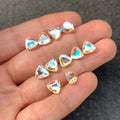 Rainbow Quartz Gemstone Mystic Rainbow Quartz Faceted Cut Trillion Shape Gemstone 8 MM 12 Pieces High Quality Wholesale gems SM24048
