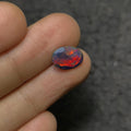 Black Ethiopian Opal Gemstone Black Ethiopian Opal Faceted Cut Black Ethiopian Opal Oval Shape 11x8x5 MM 1 Pcs Jewelry Supply SM24073