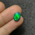 Black Ethiopian Opal Gemstone Black Ethiopian Opal Faceted Cut Black Ethiopian Opal Oval Shape 11x8x6 MM 1 Pcs Jewelry Supply SM24078