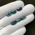 Natural Teal Green Kyanite Gemstone Faceted Cut Oval Shape 9-11 MM 6 Pcs Teal Green Kyanite High Quality Gemstone Wholesale gems SM24116