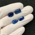 Natural Blue Kyanite Gemstone Faceted Cut Mix Shape 10-12 MM 4 Pcs Blue Kyanite High Quality Gemstone Wholesale gems SM24122