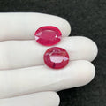 Natural Pink Sapphire Gemstone Pink Sapphire Faceted Cut Oval Shape 14-15 MM 2 Pcs High Quality Wholesale gems SM24162