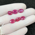 Natural Pink Sapphire Gemstone Pink Sapphire Faceted Cut Oval Shape 8-9 MM 6 Pcs High Quality Wholesale gems SM24167