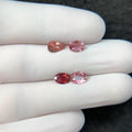 Natural Tourmaline Gemstone Cuts-Tourmaline Faceted Cut Gemstone Tourmaline Faceted Cut Mix Shape 6-7 MM 4 Pcs Jewelry Supply SM24203