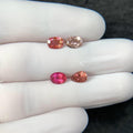 Natural Tourmaline Gemstone Cuts-Tourmaline Faceted Cut Gemstone Tourmaline Faceted Cut Mix Shape 7x5 MM 4 Pcs Jewelry Supply SM24207