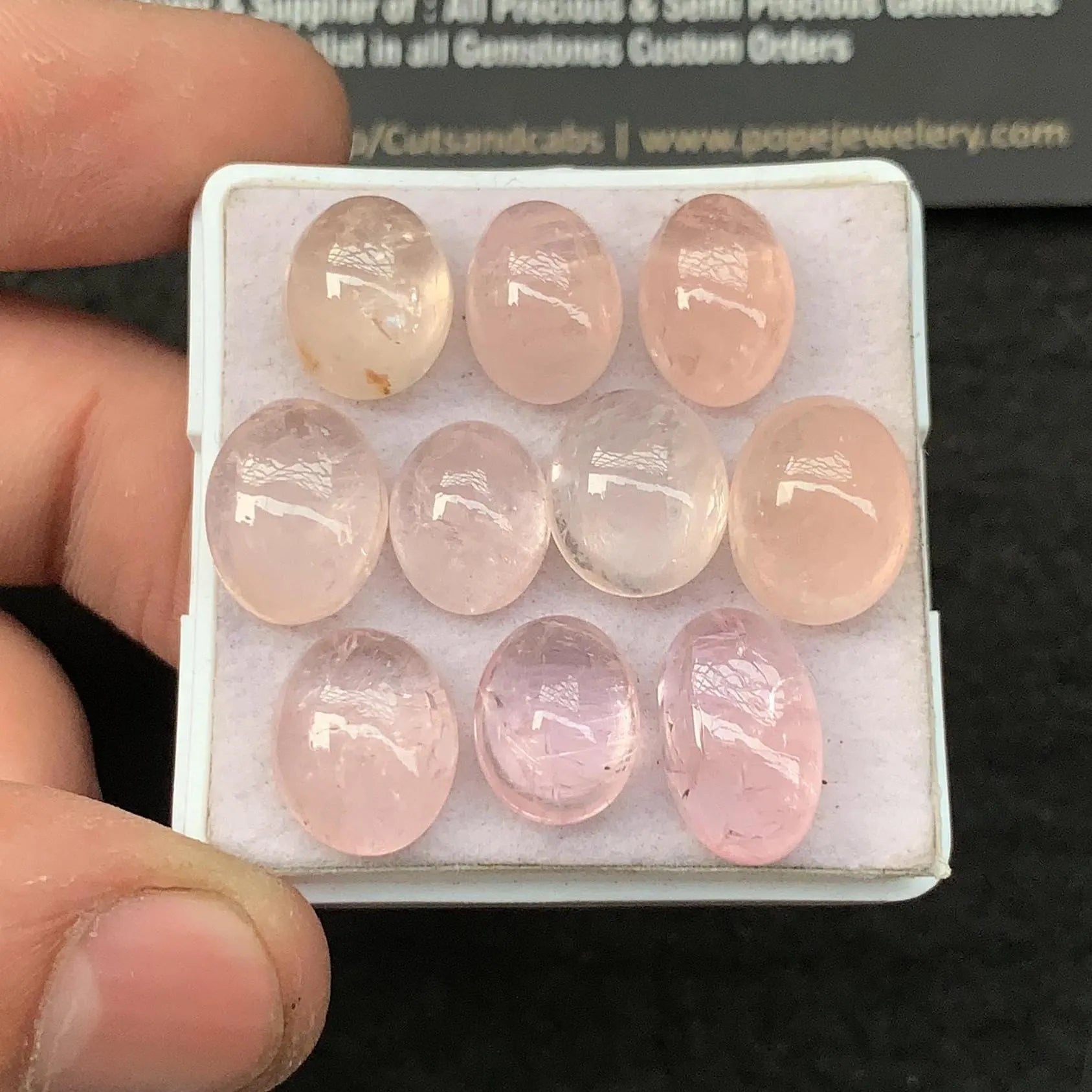 Natural Morganite Gemstone Smooth Oval Shape 10-13 MM 10 Pcs Morganite High Quality Gemstone Jewelry Supply SM23398 (Copy)