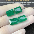 Natural Beryl Gemstone Beryl Faceted Cut Rectangle Shape Gemstones High Quality Stones 12-14 MM 4 Pcs Jewelry Supply SM23415
