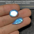 Labradorite Gemstone Natural Labradorite Faceted Cut Mix Shape Gemstone 15-20 MM 2 Pieces High Quality Wholesale gems SM23446