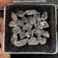 Herkimer Diamond Gemstone Natural Herkimer Diamond Rough Fancy Shape Gemstone 8-17 MM 22 Pieces High Quality Wholesale gems SM23460