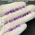 Natural Amethyst Gemstone Amethyst Faceted Cut Trillion Shape High Quality Gems Supply 5 MM 24 Pc-High Quality Wholesale gems-SM23477
