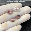 Natural Super Seven Gemstone Super Seven Faceted Cut Mix Shape High Quality Gemstone 11-13 MM Size 4 Pc-Jewelry Supply SM23485