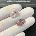 Natural Super Seven Gemstone Super Seven Faceted Cut Oval Shape High Quality Gemstone 14-15 MM Size 2 Pc-Jewelry Supply SM23489