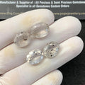 Natural Super Seven Gemstone Super Seven Faceted Cut Oval Shape High Quality Gemstone 12-13 MM Size 4 Pc-Jewelry Supply SM23493
