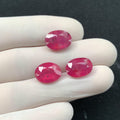 Natural Pink Sapphire Gemstone Pink Sapphire Faceted Cut Oval Shape 13 MM 3 Pcs High Quality Loose Gemstone Wholesale gems SM24334