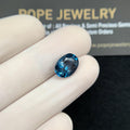 Natural London Blue Topaz Gemstone London Blue Topaz Faceted Cut Oval Shape 11x8x5 MM 1 Pcs High Quality Gemstone Wholesale gems SM24361