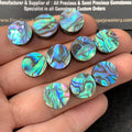 Amazing Natural Abalone Shell Pearl Smooth Round Shape Gemstone 12 MM 10 Pieces High Quality Wholesale gems Sm23568