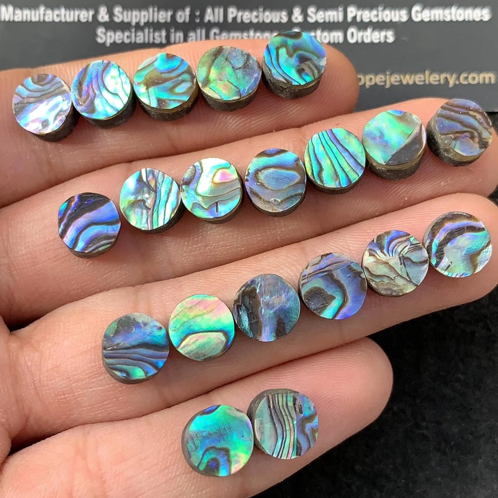 Amazing Natural Abalone Shell Pearl Smooth Round Shape Gemstone 8 MM 20 Pieces High Quality Wholesale gems Sm23570