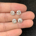 Moissanite Gemstone Cuts Moissanite Faceted Cut Round Shape 8 MM 4 Pcs High Quality Loose Gemstone For Jewelry Making Wholesale gems SM23944