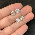Moissanite Gemstone Cuts Moissanite Faceted Cut Round Shape 8 MM 4 Pcs High Quality Loose Gemstone For Jewelry Making Wholesale gems SM23945
